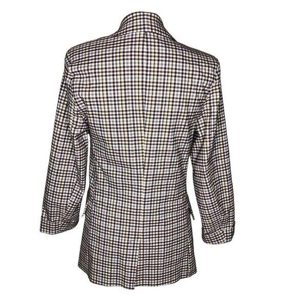 NEW Love Tree Plaid Versona Light Academia, Preppy Open Front Boyfriend Jkt Sz S - Picture 5 of 16